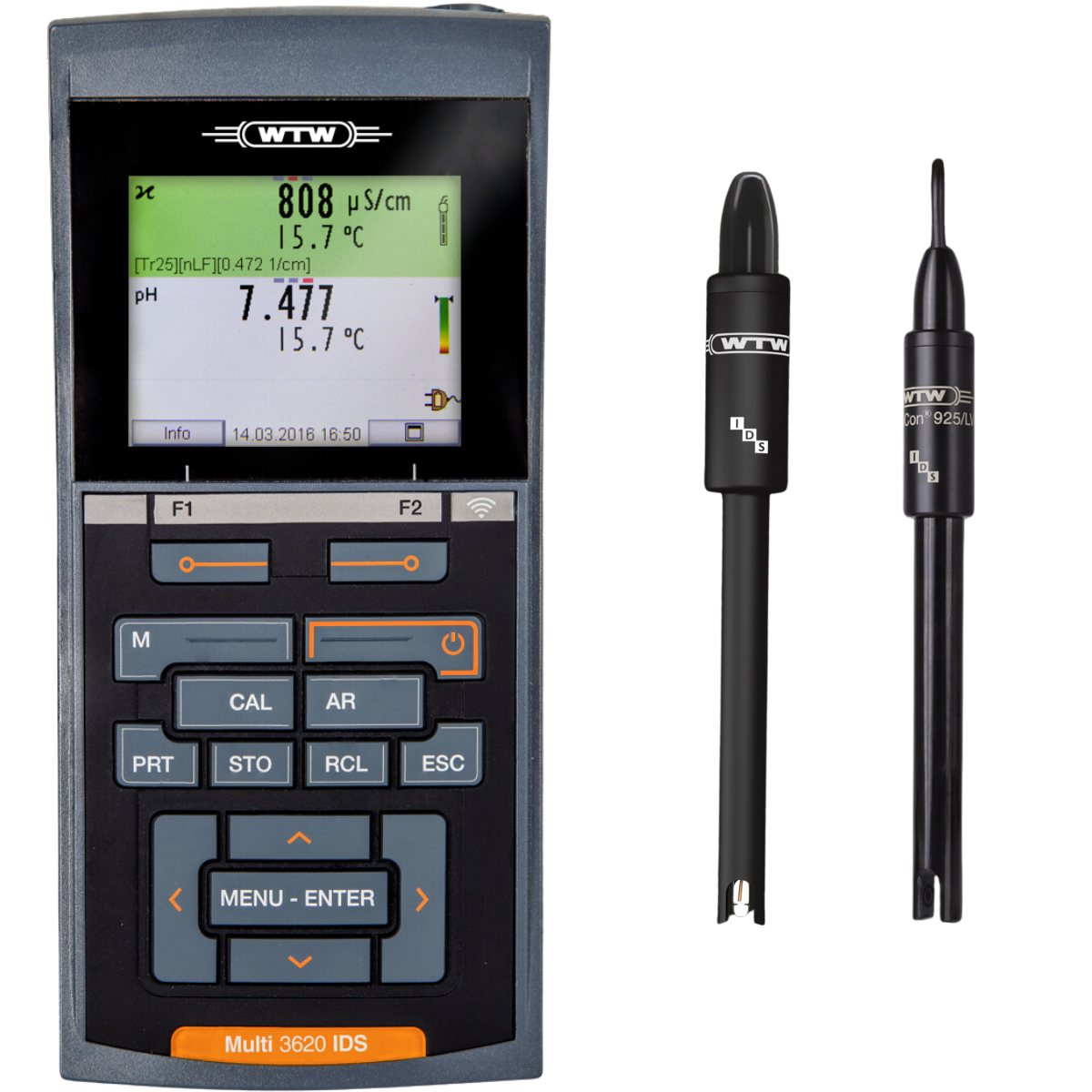 WTW Multi 3620IDS sæt 1 GF, 2 stik WTW Multi 3620IDS sæt 1 GF, 2 stik